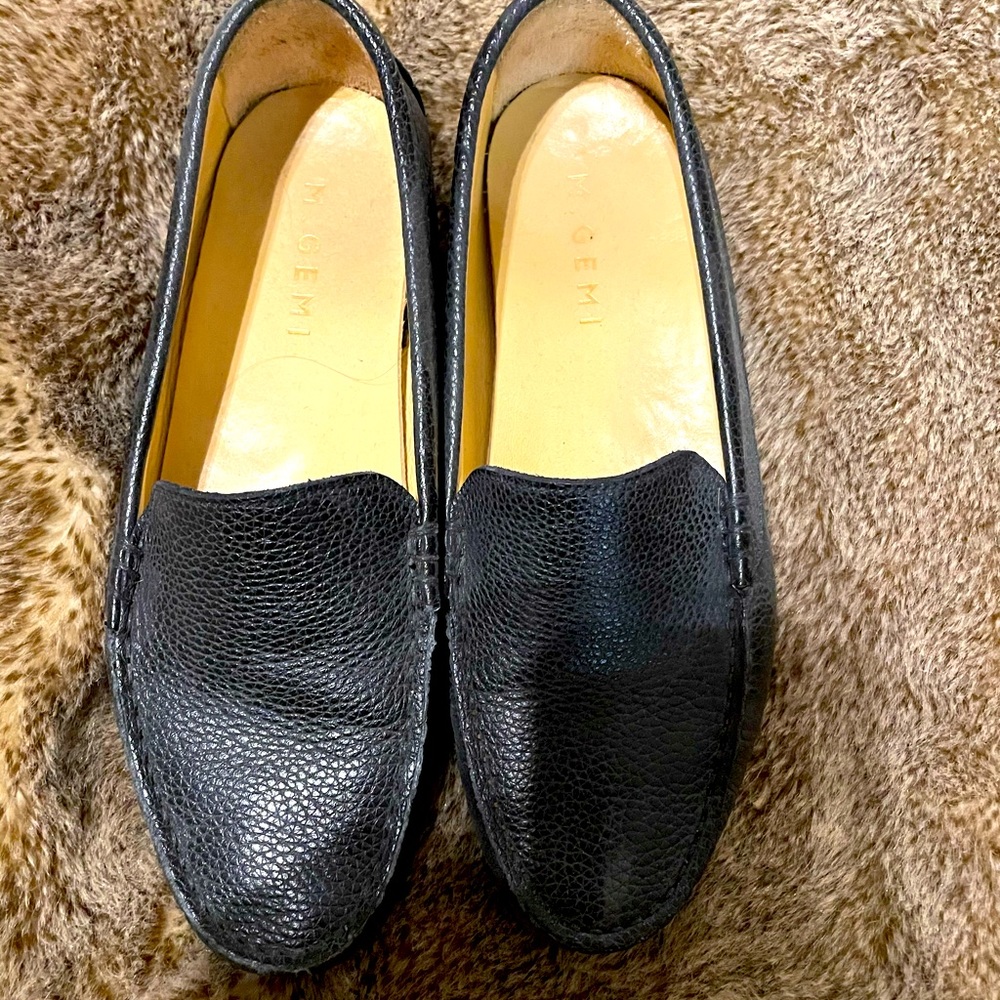 M Gemi Leather Driving Loafers